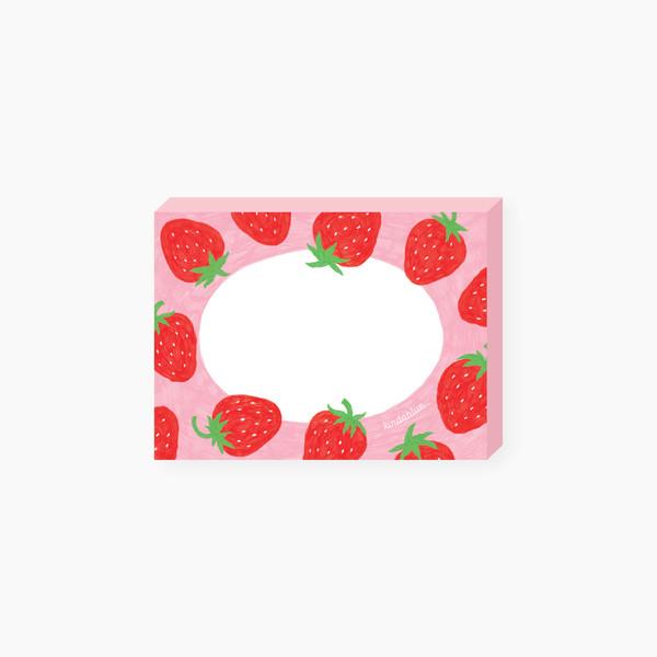 Strawberry memopad
