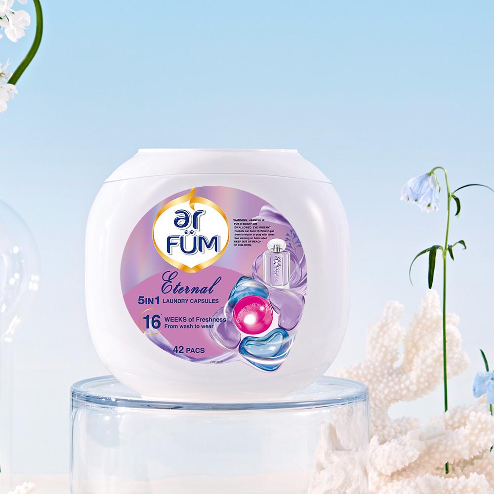 퍼퓸세제 명가,아로품 5in1캡슐세제 퓨어블라썸 42개입