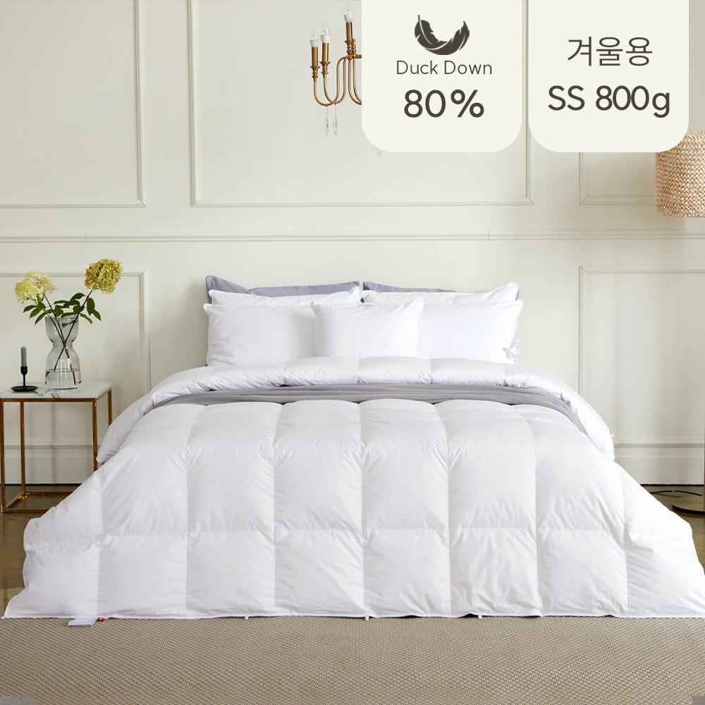 바운티풀 호텔이불 덕다운 80% 오리털이불 SS 800g