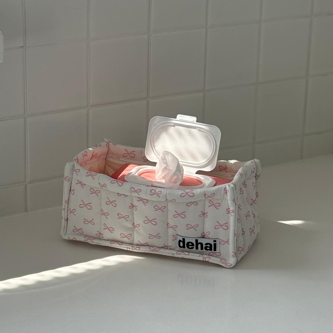 리본 티슈 케이스