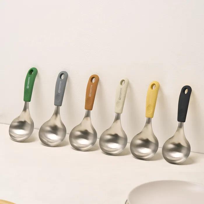 [1+1] SUS304 로펠 더 컬러 레이들 국자 [라면국자 앞접시겸용 서버스푼]