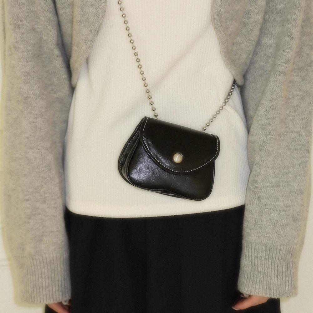 Teenie ballchain bag (black)