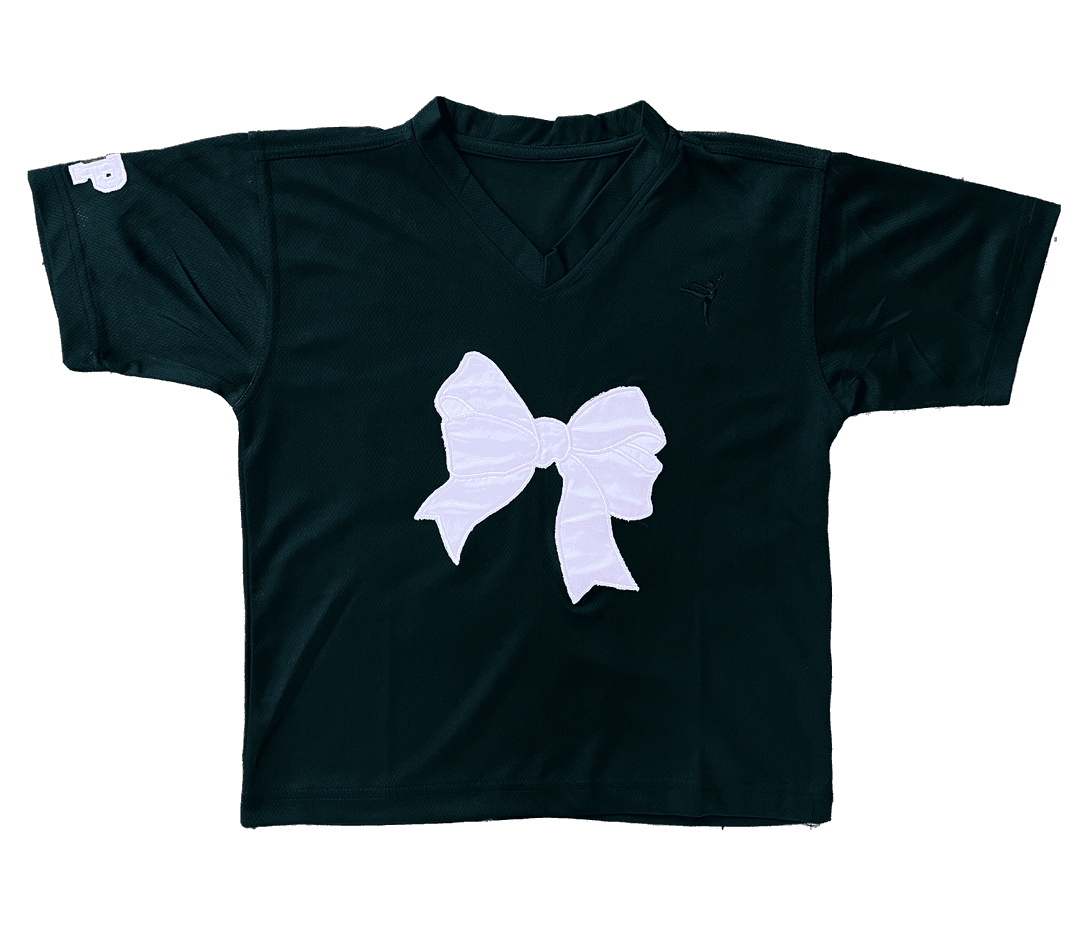 bow jersey - black