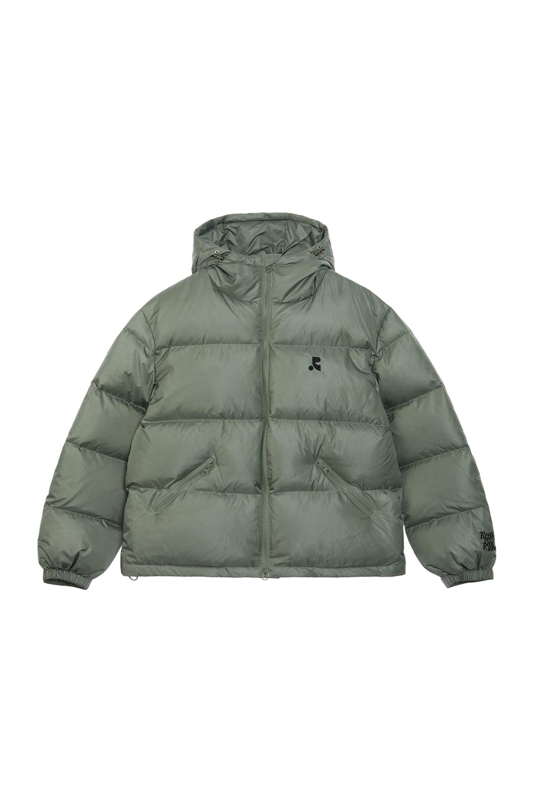 2WAY HOOD DOWN JACKET - KHAKI