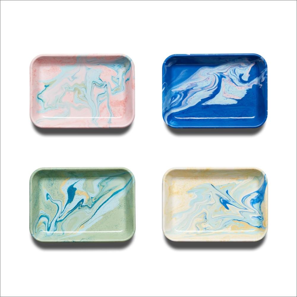 BORNN 본에나멜웨어 뉴마블 법랑 사각트레이