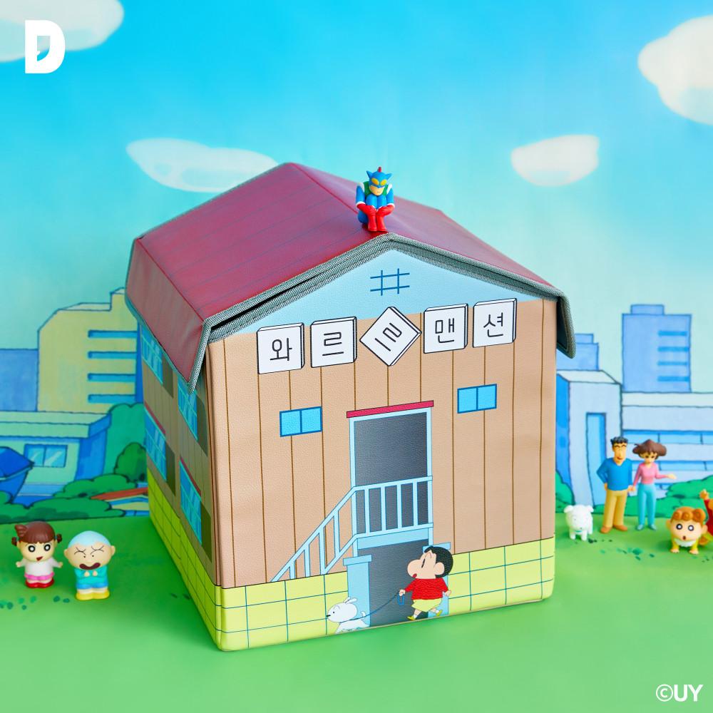 댄꼼마 짱구 와르르맨션 수납함 (대형)