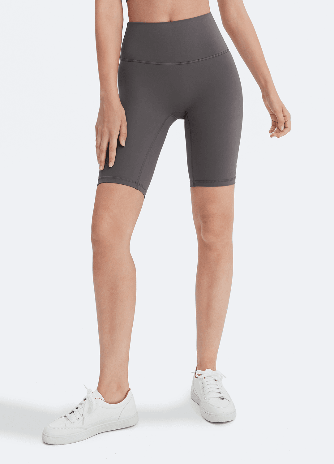 BetterMe Gray High-Waisted Shorts for women