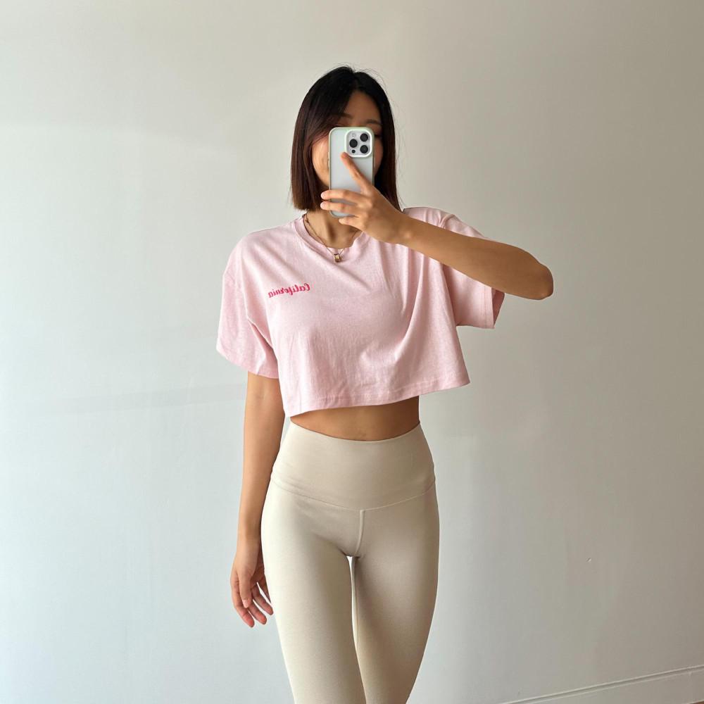 캘리 필라테스복 필라테스상의 요가복상의 요가티셔츠