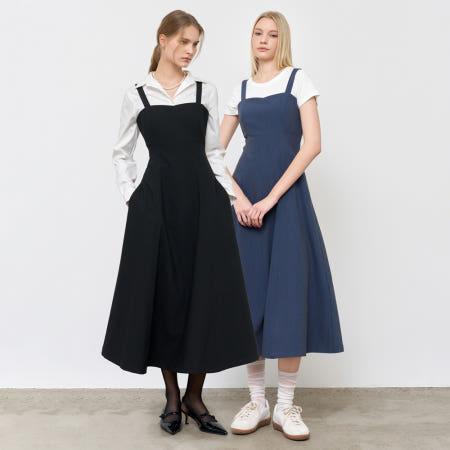 이런 상품 어때요? [제너럴아이디어 WOMAN] 슬리브리스 플레어 롱 원피스 [2COL] / WBE1L15502