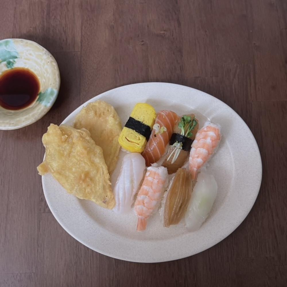 [bakha] oatmeal oval plate | 오트밀 오발 플레이트