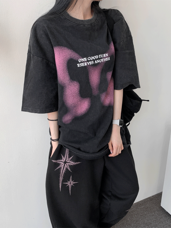 [반팔/긴팔 선택가능] 네드 워싱 티셔츠 (unisex)