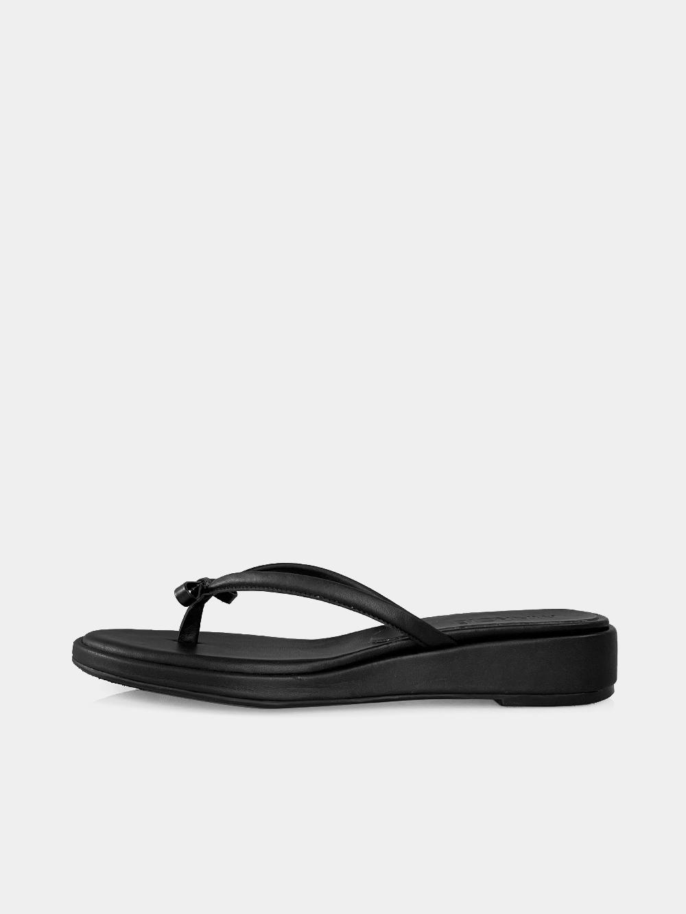 [Restock]  Mrc104 Ribbon Flip Flops (Black)