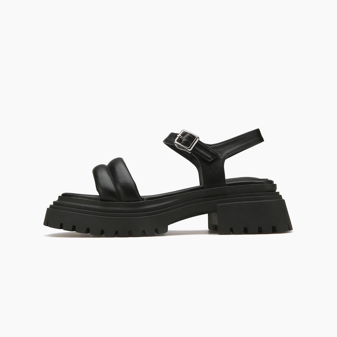 더블 스트랩 플랫폼 샌들 412324015 (4.5cm/2colors)