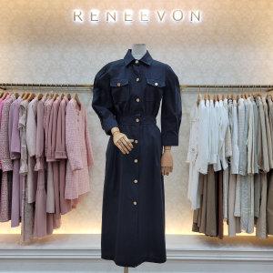 볼륨소매 오픈형 원피스 RE41B9OP816V