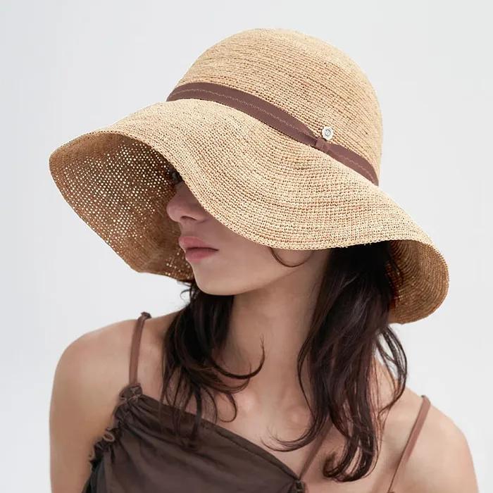 Minette Straw Hat - Biscuit Beige