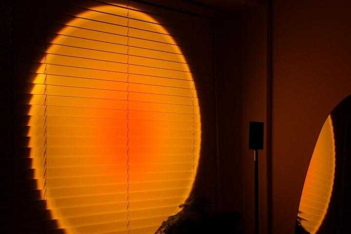 컬러풀 선셋조명 장스탠드/발리 석양 느낌 무드등(국내 인증제품)