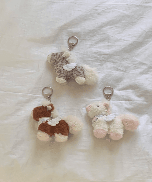 angel pony keyring 올리베 엔젤 포니 키링