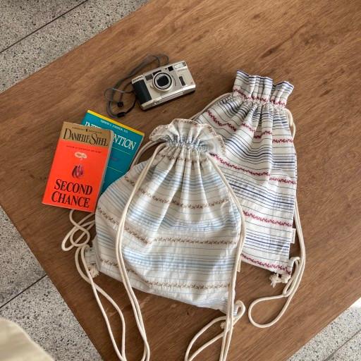 빈티지 플라워 스트링백🌷