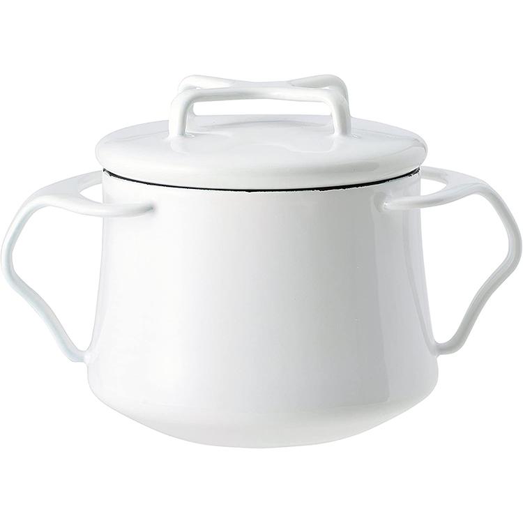 단스크 일본 주방 법랑 양수 냄비 코벤 미니 꼬꼬떼 550ml 화이트