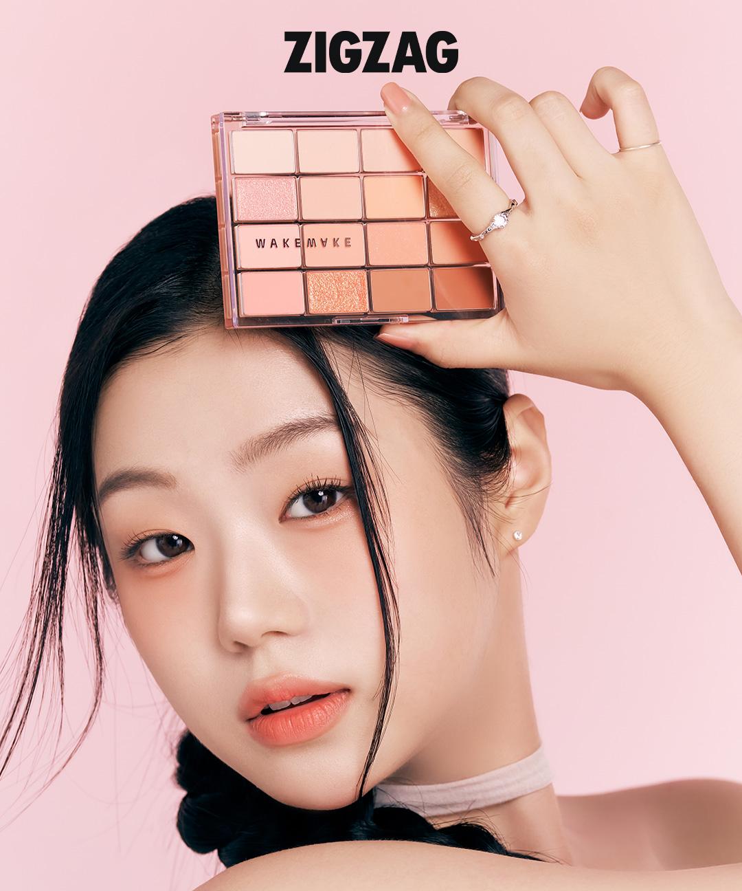 🍑캔디코랄 재출시/웜톤 컬렉션🍑소프트 블러링 아이팔레트AD 16구 웨이크메이크