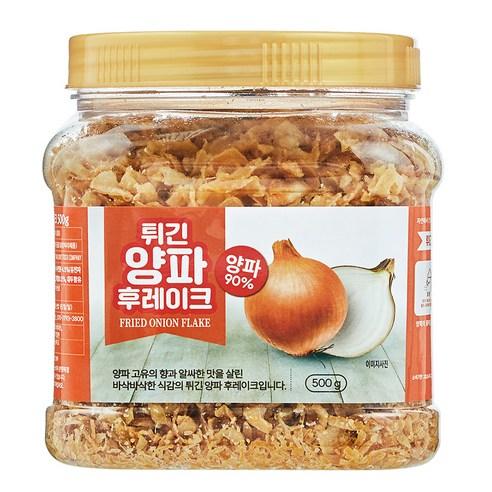 튀긴 양파 후레이크, 500g, 1개 - 양파/마늘/파프리카 | 쿠팡