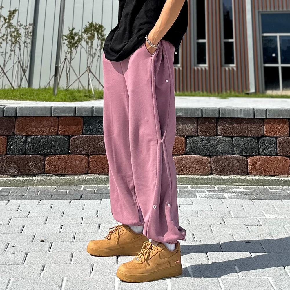 사이드 턱 스냅 조거 팬츠_3COLOR