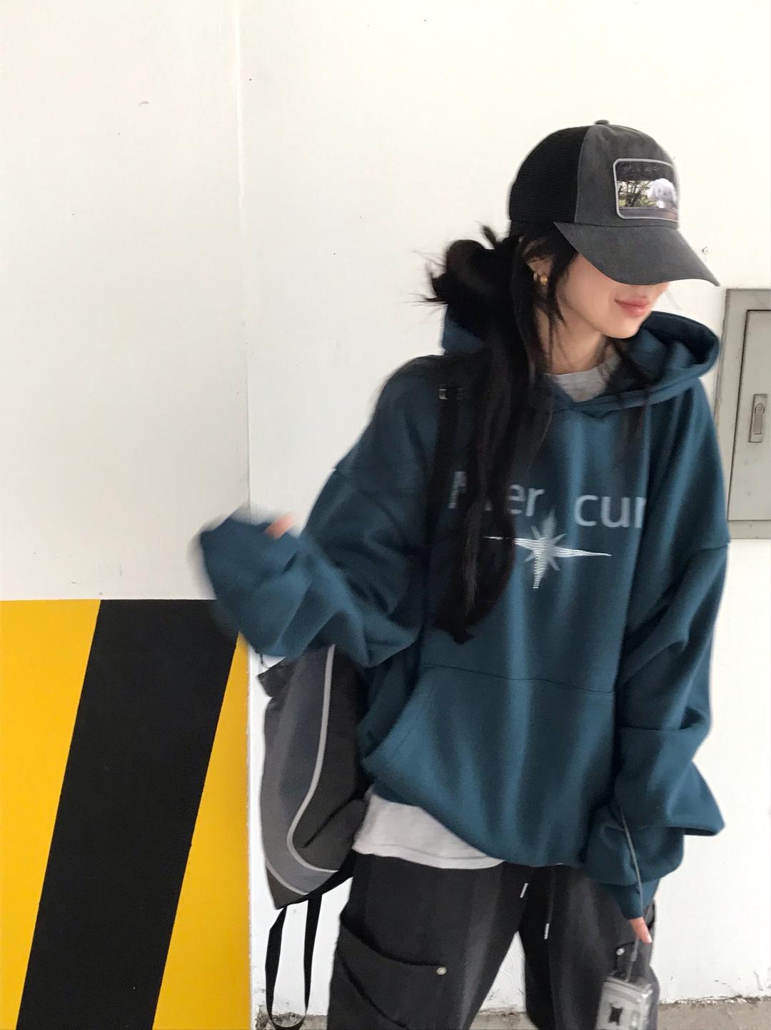 [히피디피] mercury hood tee (3color)