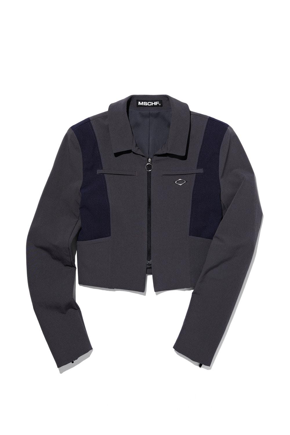 UNIFORM ZIP UP JACKET_CHARCOAL