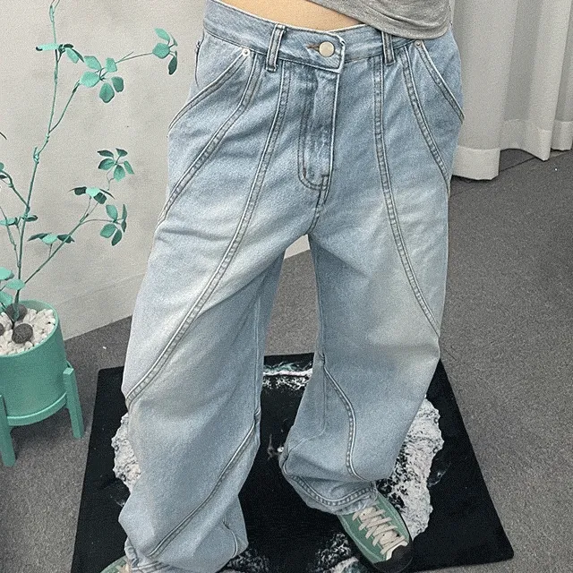 Tornado denim pants (2color)