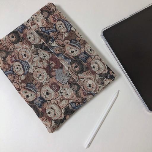 빈티지베어 아이패드파우치 노트북파우치