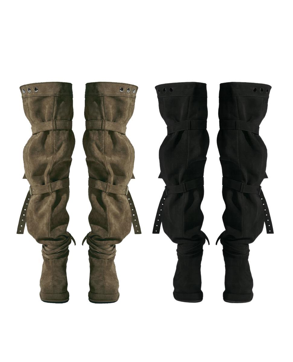 wonderwall strap high boots(2 color)