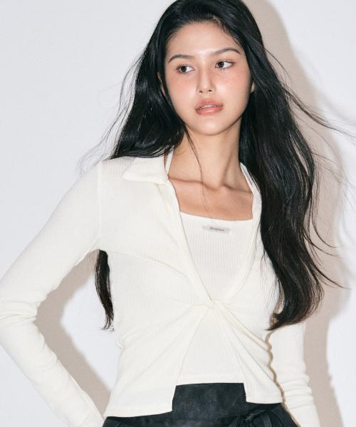 아리아 레이어드 세트 [IVORY]
