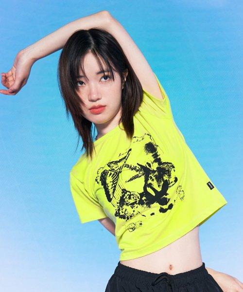 [NF] 미스티 이매진 스탠다드 티 (NEON GREEN)_F22QB455