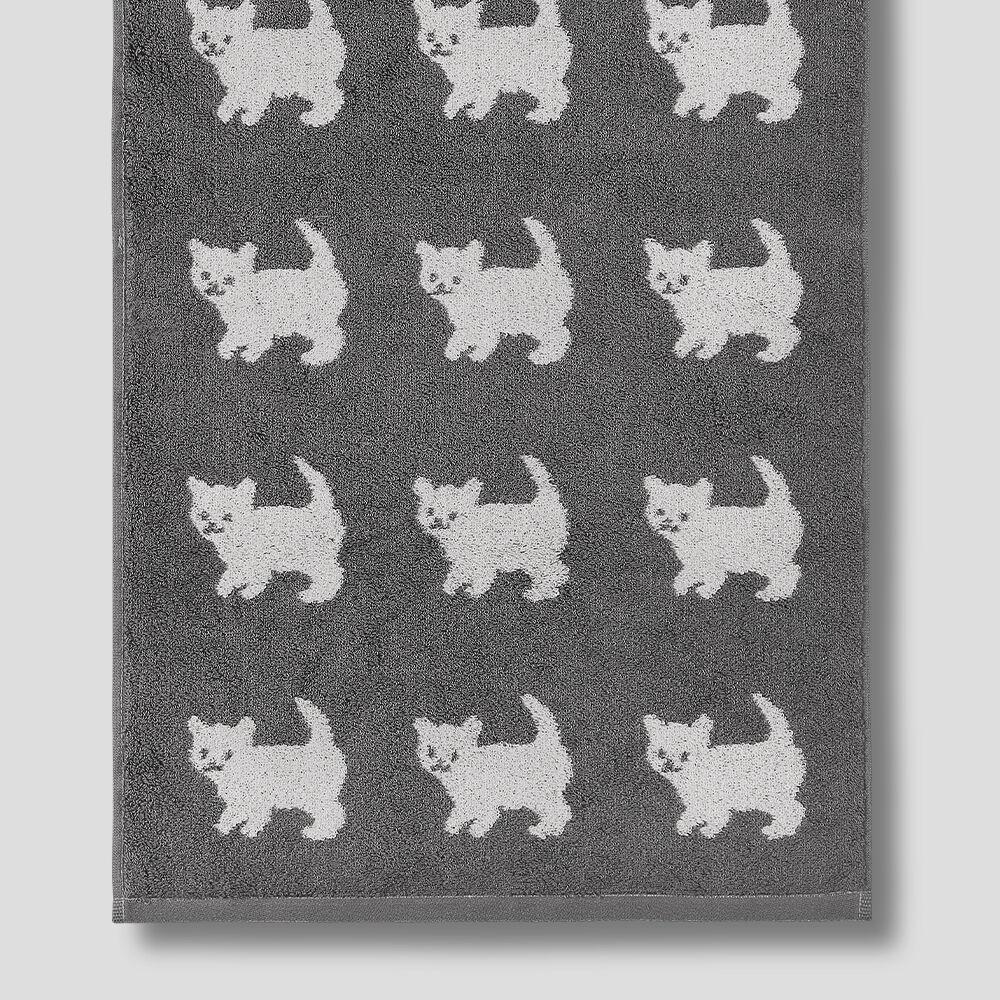 [타월로지스트x키티버니포니] Happy Kitty 40x80cm, 1ea