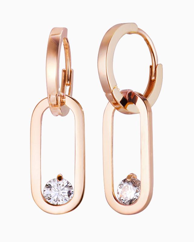 14K 18K 벨라루시 클립 귀걸이