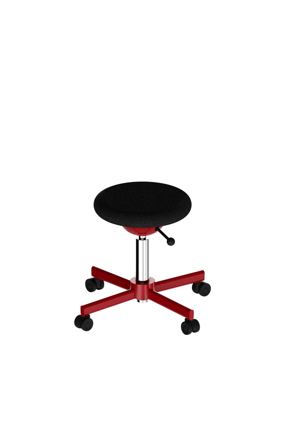 레어로우 워크 스툴 - 레어 레드