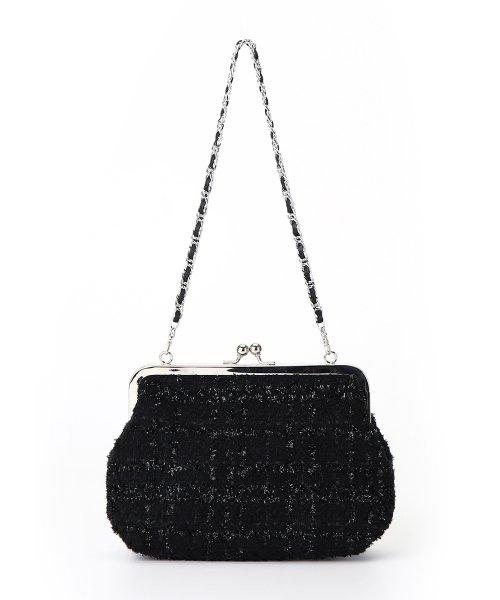 TWEED BAGUETTE BAG (black)