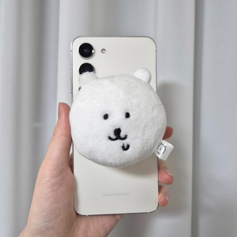 농담곰 그립 톡홀더 담곰이 인형 스마트톡 군침 단초미