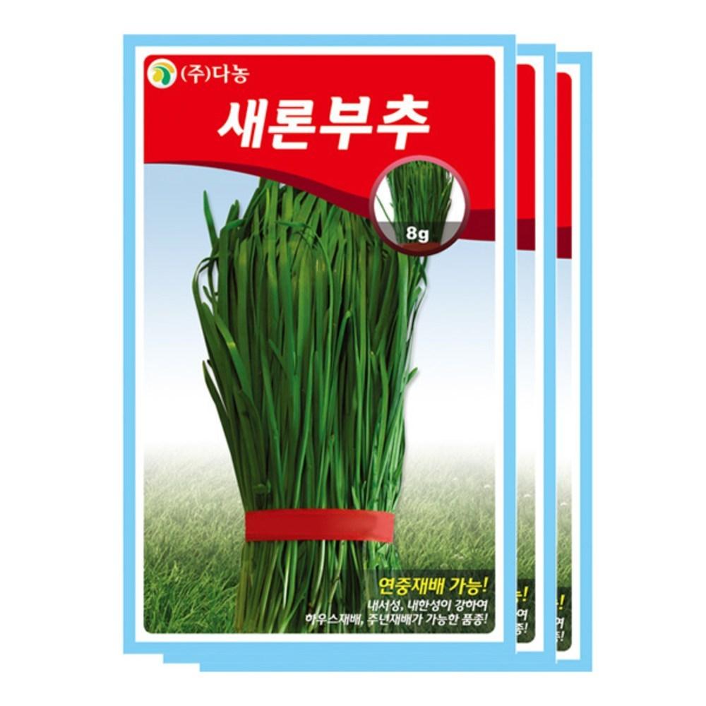 다농 새론부추 씨앗, 3개 - 채소씨앗 | 쿠팡