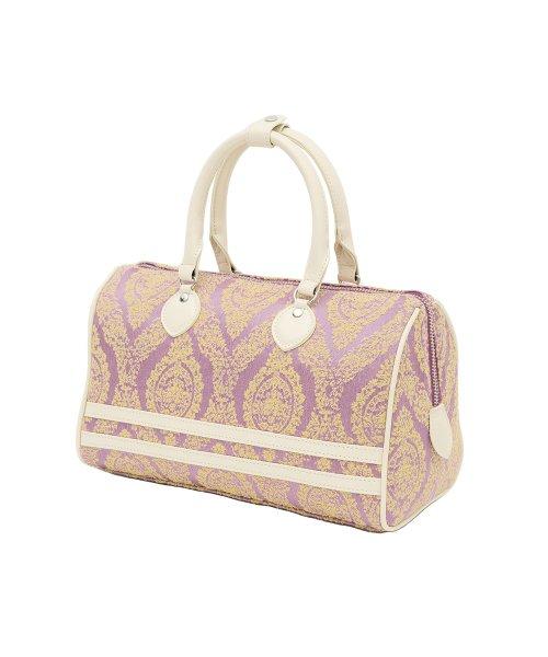 스트라이프 보스턴 백_핑크