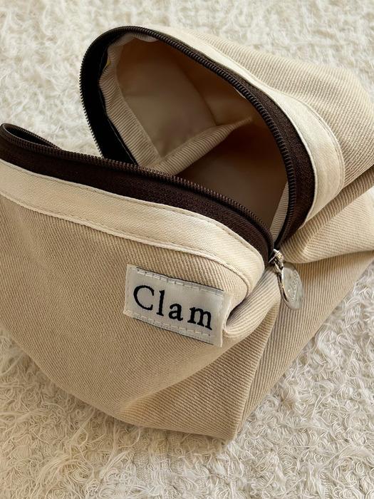 Clam round pouch _ Ang butter