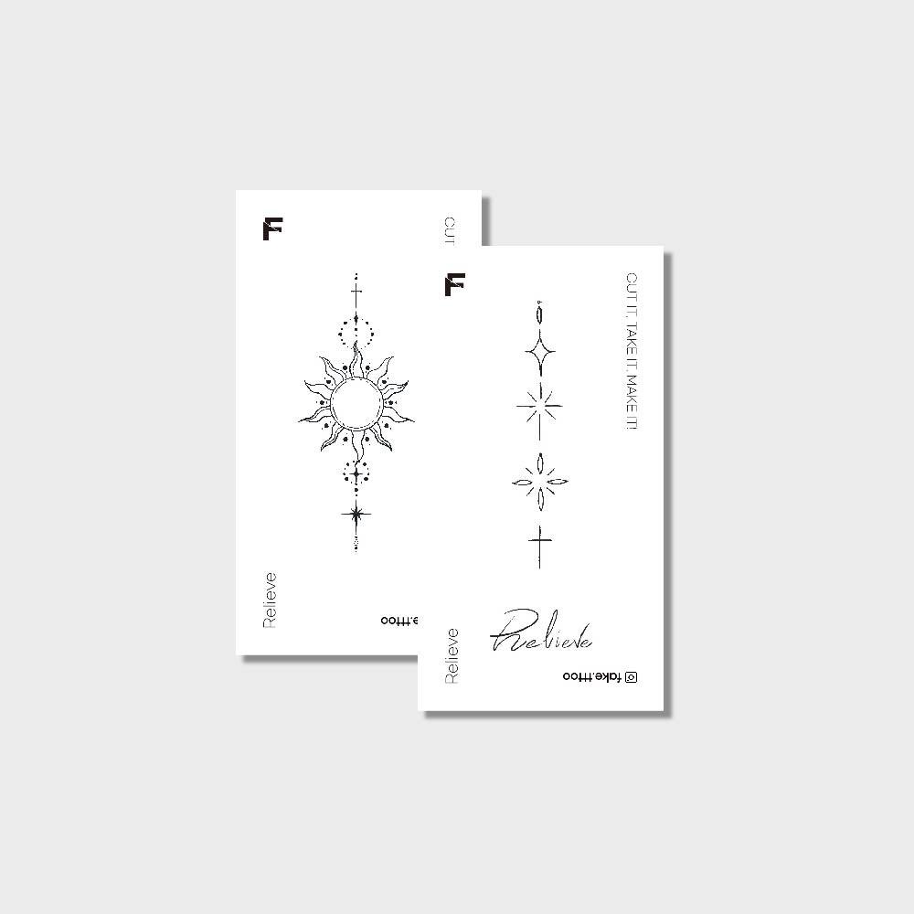 MF 타투 스티커 세트