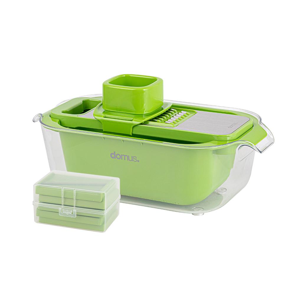 도무스 다용도 함지박 채칼 (채칼6종+바스켓) 풀세트 강판 채반