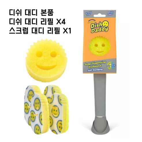 디시대디 스크럽대디 스크래퍼 수세미 모음팩 리필 포함 - 수세미 | 쿠팡
