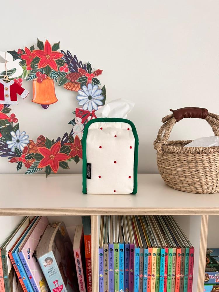 크리스마스 미니 각티슈커버  (한정판매)