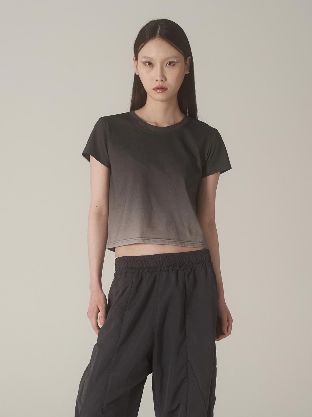 GRADATION TEE, BLACK