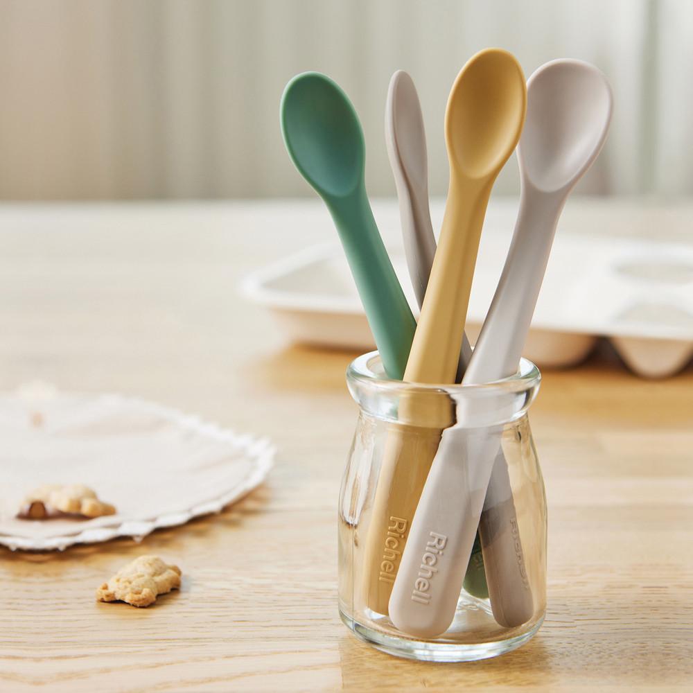 릿첼 실리콘 이유식 스푼 2P 세트 S/S & S/M