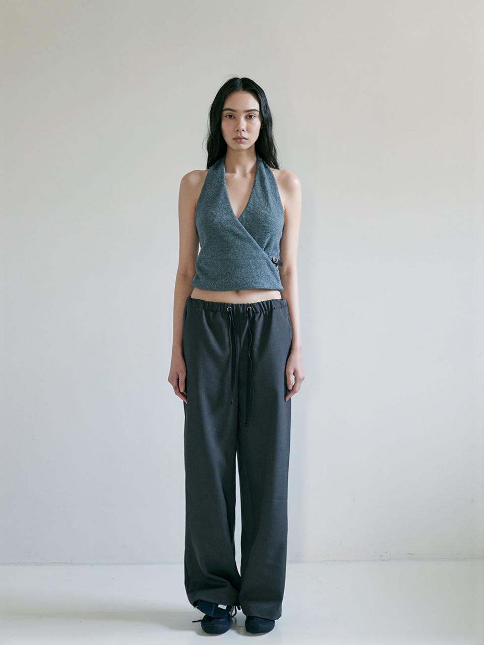 Easy string pants_grey