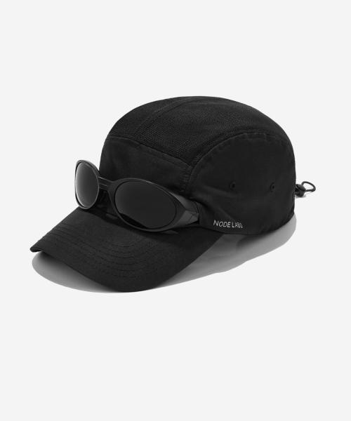 DEV:1 SUNGLASS CUT MESH BALLCAP_BLACK