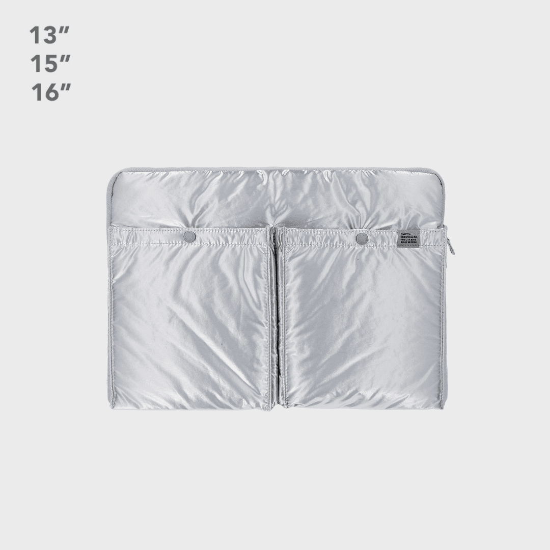 CITY BOYS LAPTOP CASE Silver